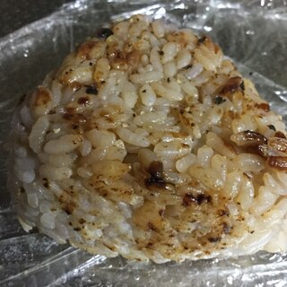 昆布茶で焼きおにぎり